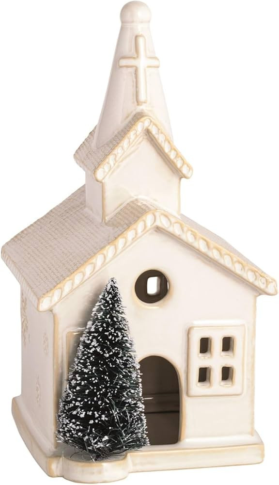 Mud Pie Christmas Large Christmas Church Sitter | Amazon (US)