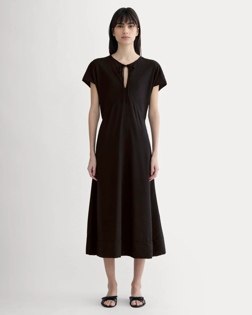Women's Keyhole Dress by Everlane in Black, Size 0 | Everlane