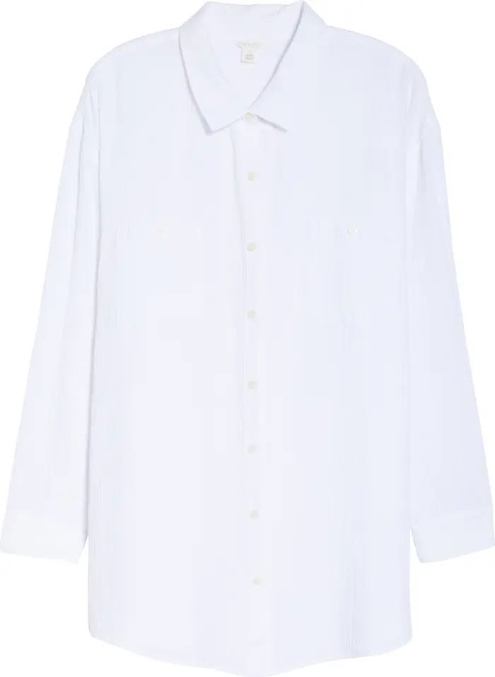 Long Sleeve Cotton Button-Up Shirt | Nordstrom