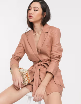 ASOS DESIGN splendid linen suit blazer | ASOS US