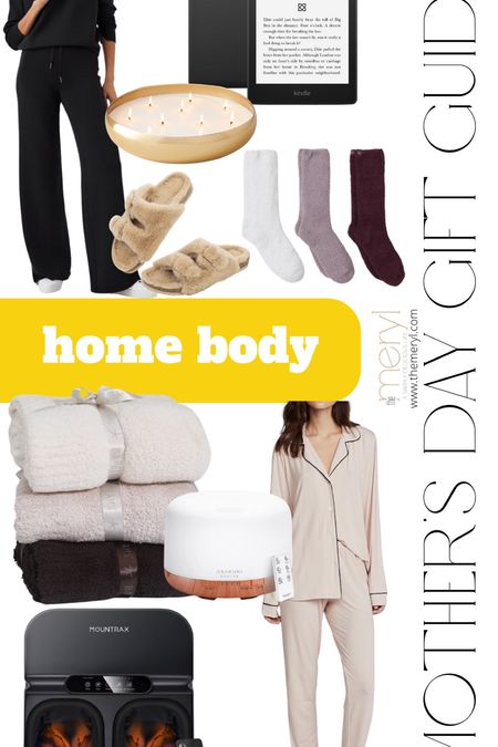 Mother’s Day Gift Guide. Ideas for the homebody mom. She loves to stay in and be luxe and light.
Kindle Barefoot Dreams Diffuser Foot Massager Fuzzy Fur Slides Candle Spanx Air Essentials Soft Pajamas 

#LTKhome #LTKGiftGuide #LTKstyletip