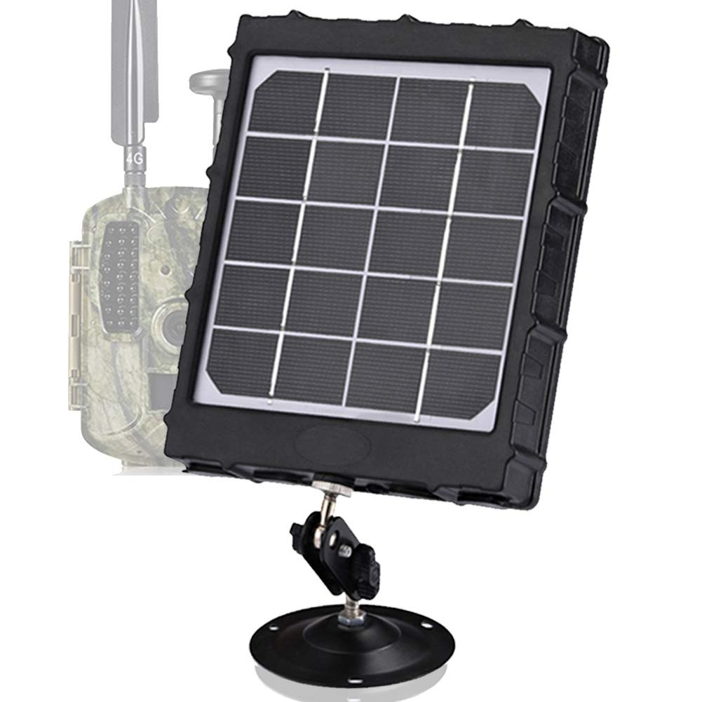TKKOK Trail Camera Solar Power Panel 8000mAh 3W Supporting 12V 9V 6V for All 3G 4G Hunting Game Camera or Deer Feeder | Amazon (US)