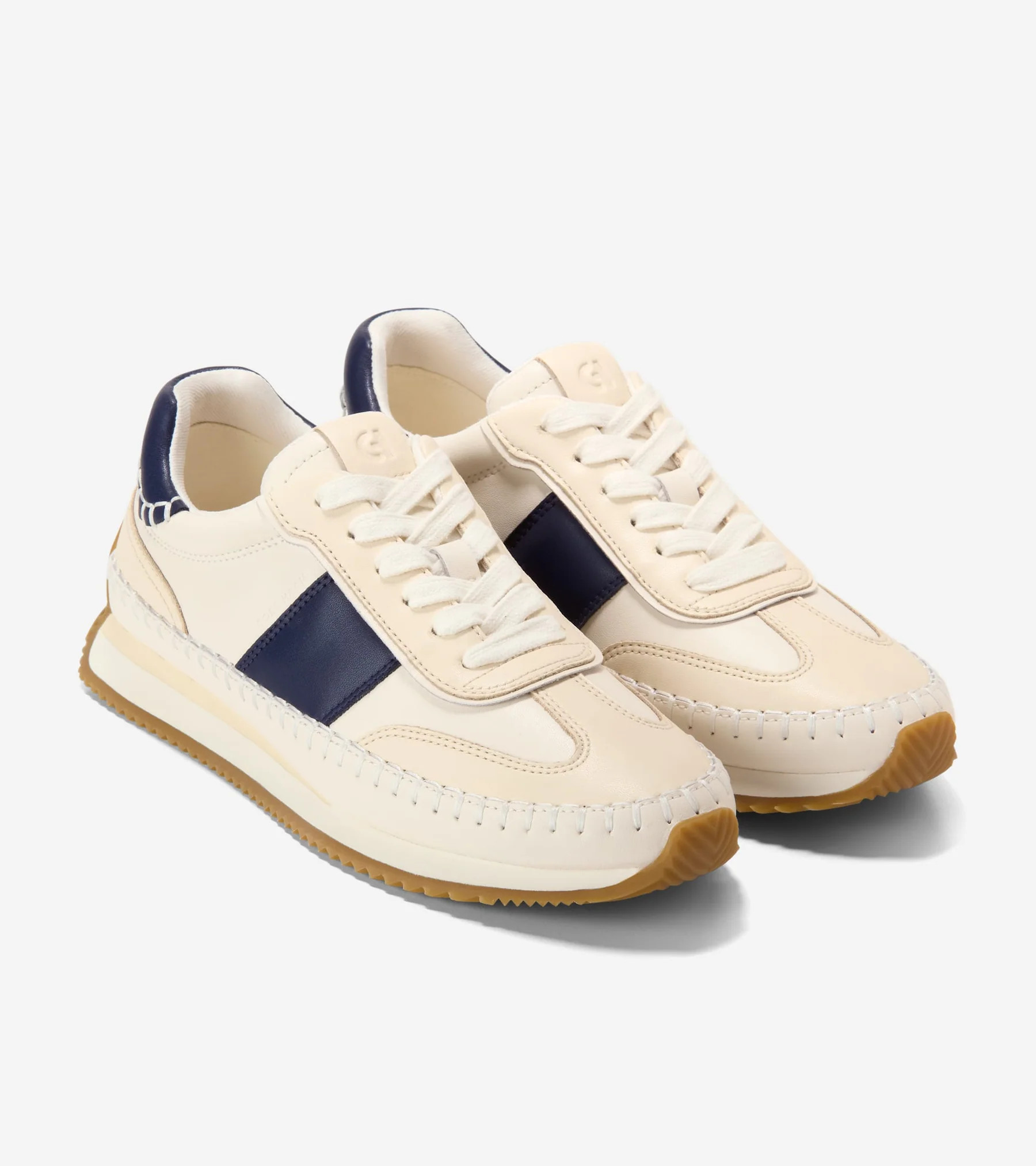 Women's GrandPrø Premier Sneakers in Beige, blue | Cole Haan | Cole Haan (US)