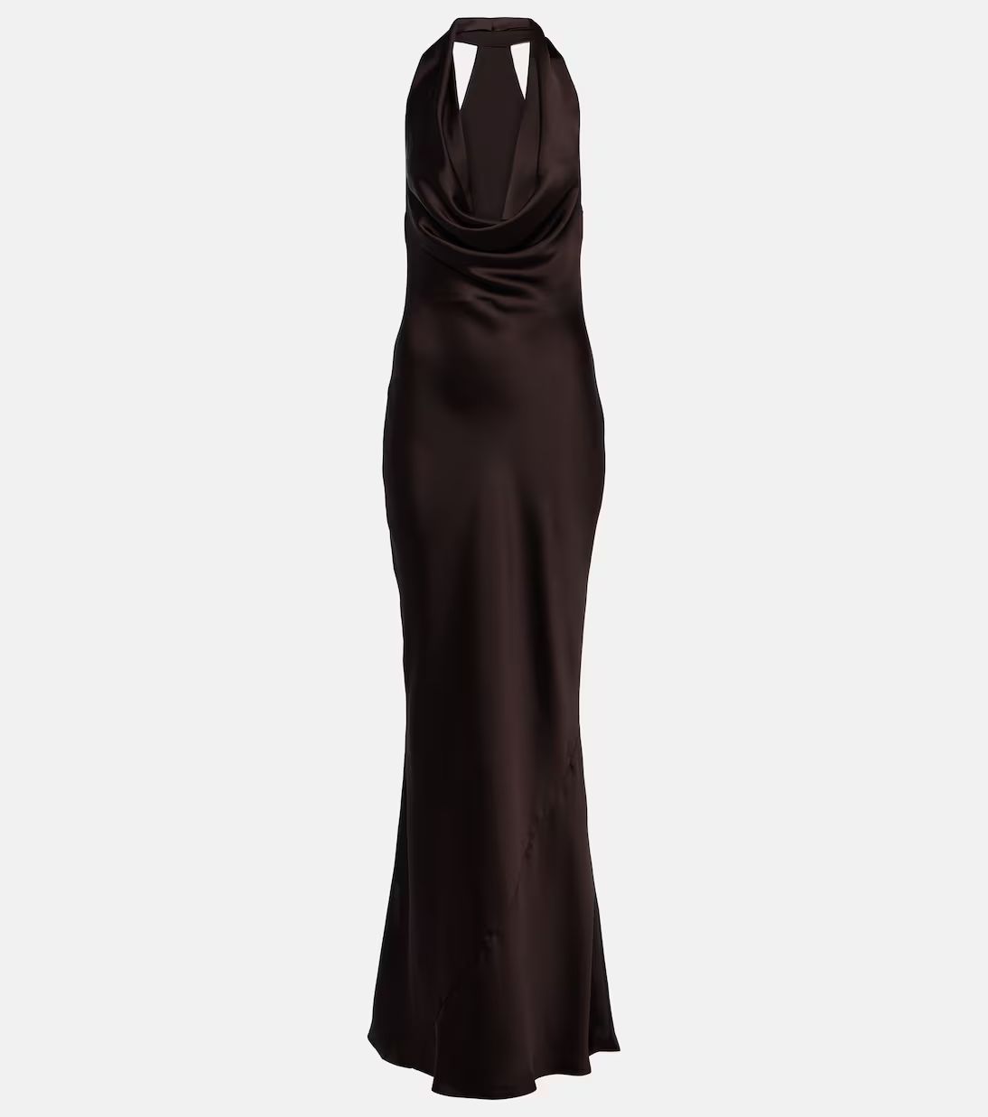 Draped halterneck gown | Mytheresa (UK)