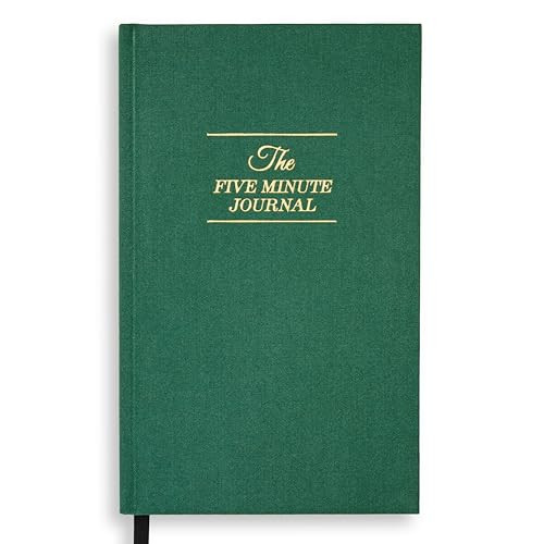 The Five Minute Journal, Original Daily Gratitude Journal 2025, Reflection Manifestation Journal for Mindfulness, Undated Daily Journal with Gold Foiling, Plastic-Free, Green - Intelligent Change | Amazon (US)