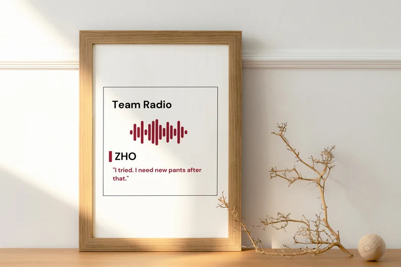 Zhou Guanyu Formula 1 F1 Printable Wall Art | Alfa Romeo | Drive to Survive | Digital F1 Poster| ... | Etsy (US)