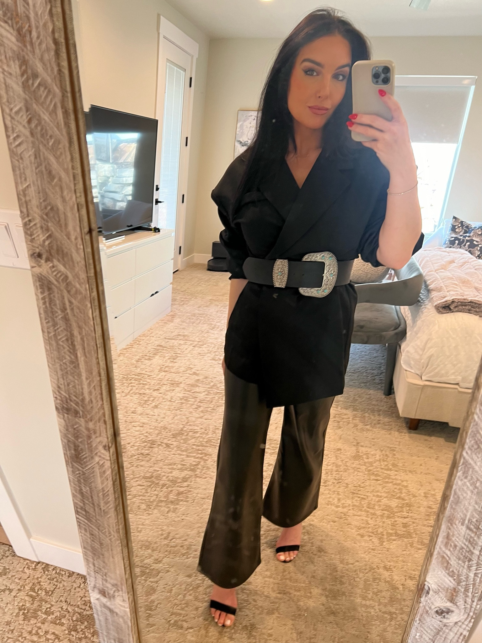 Had been planning this outfit in my head for weeks! Was not disappointed. Took a size 26 in the pants and 6 in the jacket (it is UK sizing) 

#LTKStyleTip #LTKFindsUnder50