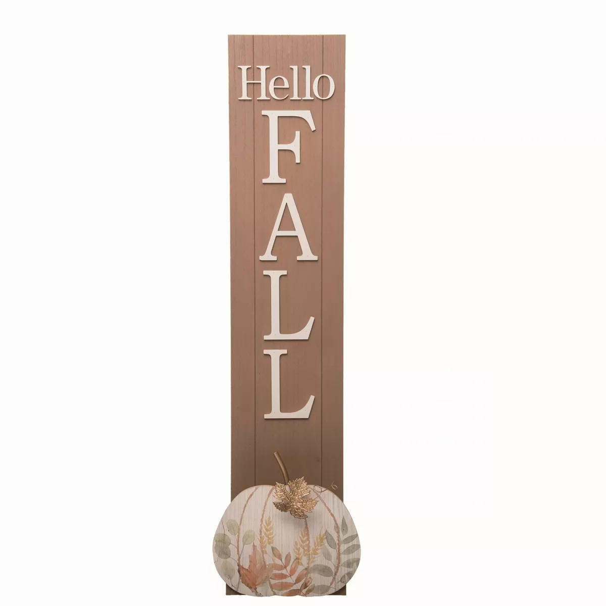 Transpac Wood Brown Harvest Hello Fall Porch Decor | Target