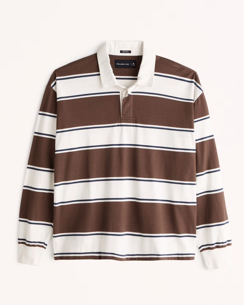 Long-Sleeve Rugby Polo | Abercrombie & Fitch (US)