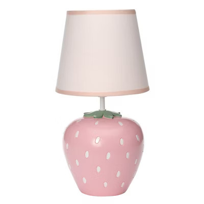 Bedtime Originals Flower Power Hand-Painted Custom Strawberry Lamp with Shade | Target