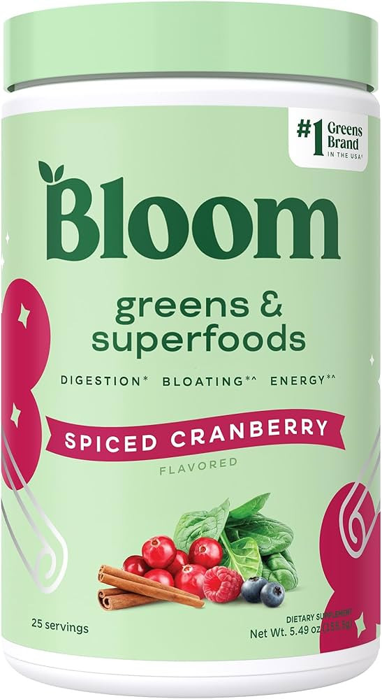 Bloom Nutrition Superfood Greens Powder, Digestive Enzymes with Probiotics and Prebiotics, Gut He... | Amazon (US)