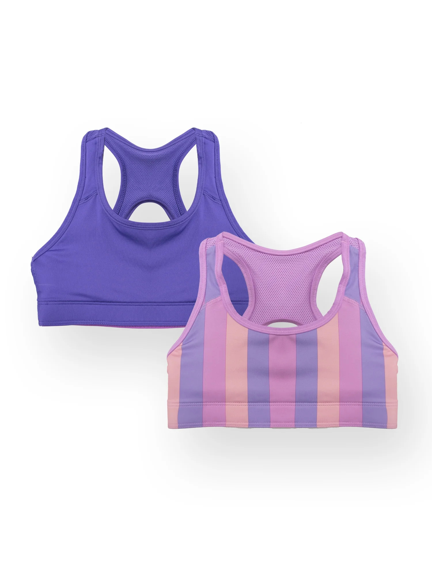 Athletic Works Girls Sports Bra, 2 Pack, Sizes XS-XXL | Walmart (US)
