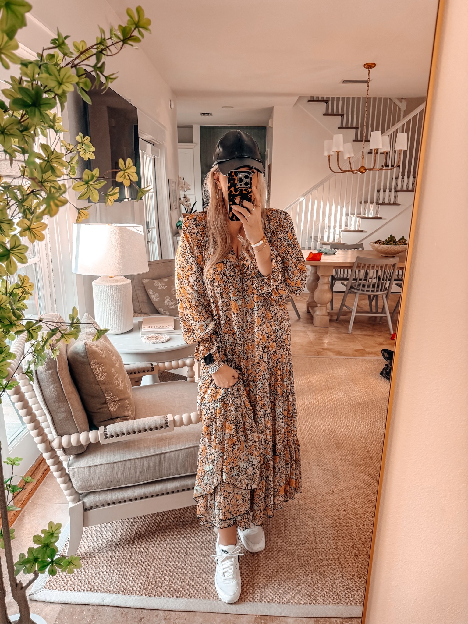 Don’t be afraid to dress down a floral maxi. Pair it with a baseball hat and some sneakers! Over 40 moms can rock this!

#LTKMidsize #LTKOver40 #LTKmomlife