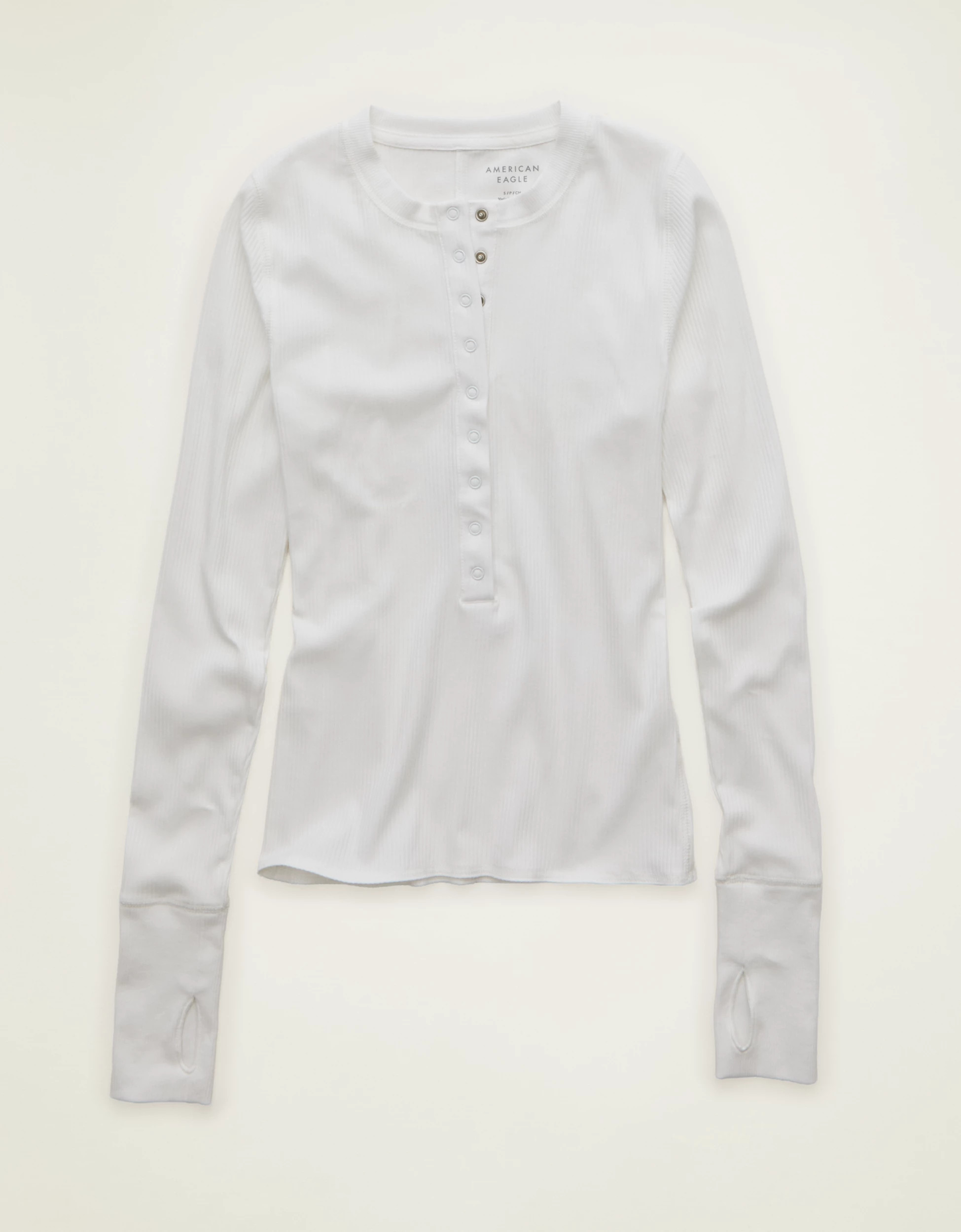 AE Long-Sleeve Henley T-Shirt | American Eagle Outfitters (US & CA)