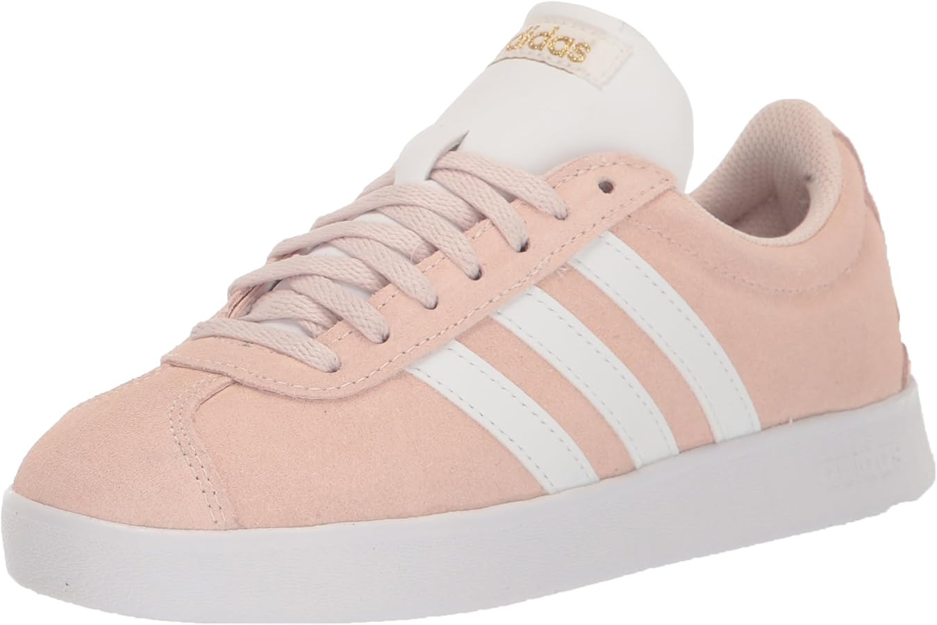 Adidas Womens Vl Court 2.0 Lifestyle Skateboarding Suede | Amazon (US)