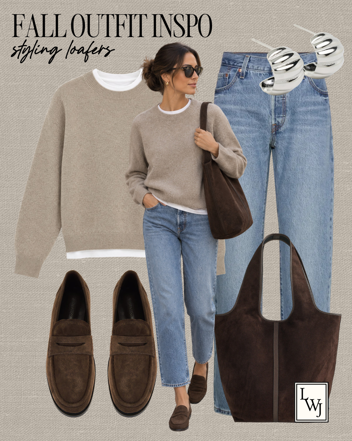 fall outfit inspo styling loafers 

fall outfits / fall style / chocolate brown loafers / simple and polished / fall capsule outfits  

 #LTKootd #LTKSeasonal