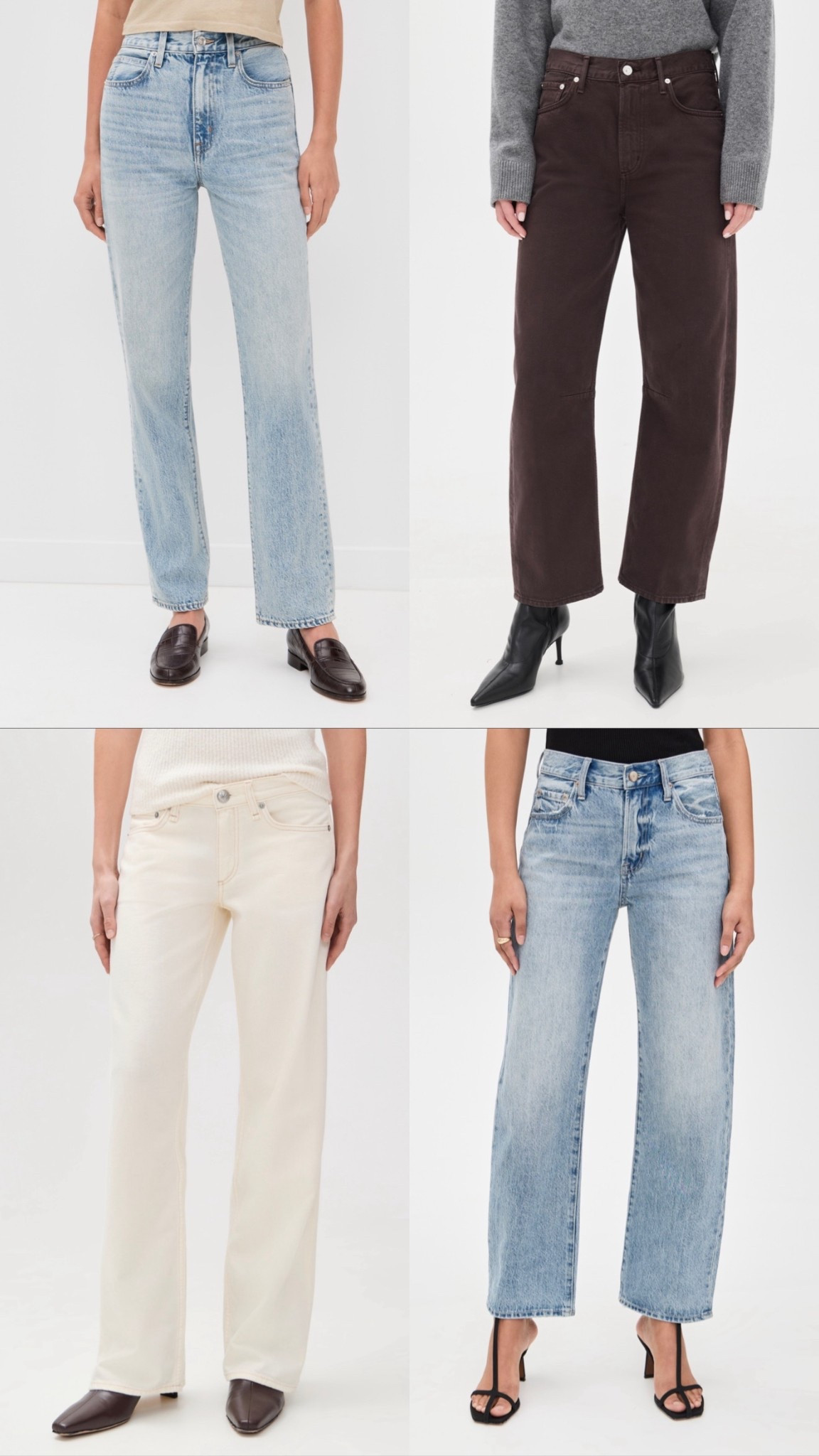 4 pairs of jeans I love 