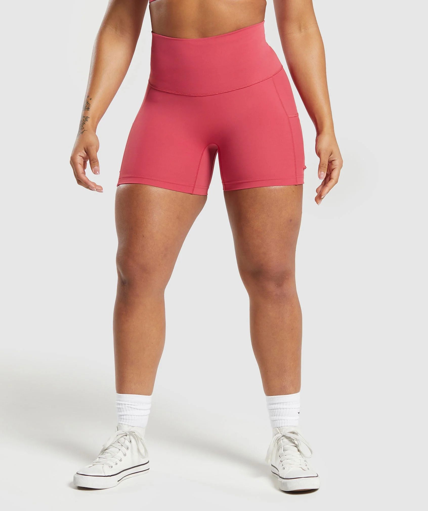 Gymshark Legacy Tight Shorts - Vintage Pink | Gymshark US