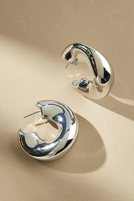 Large Mod Hoop Earrings | Anthropologie (US)