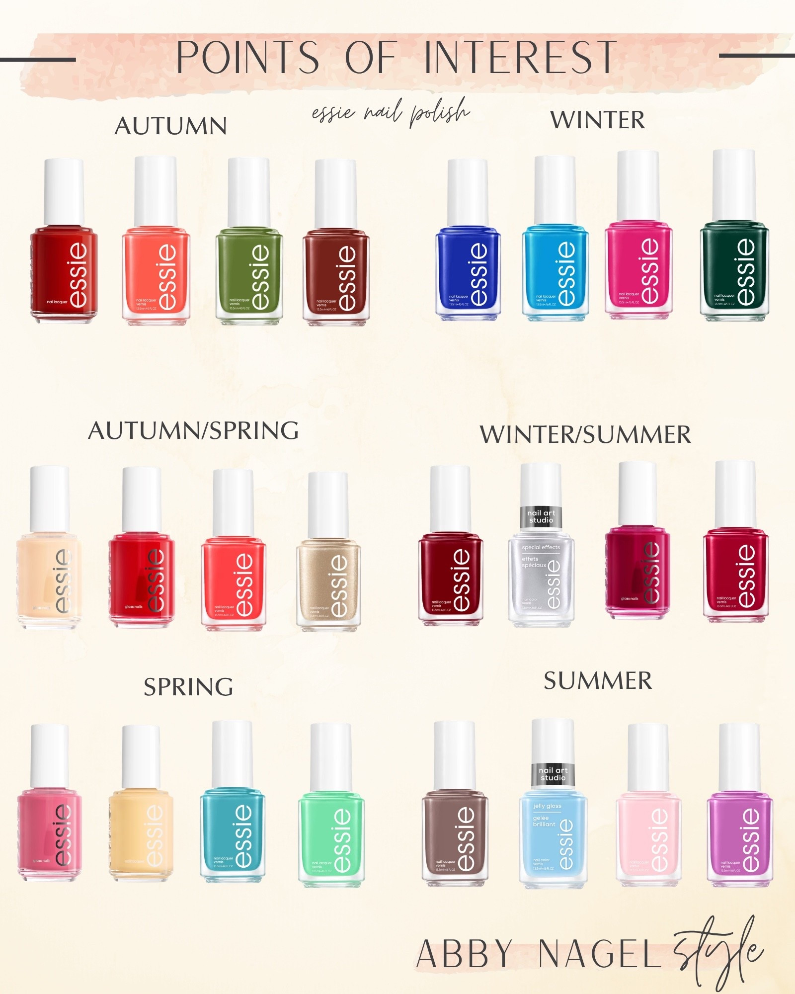 Nail Polish by Season 💅