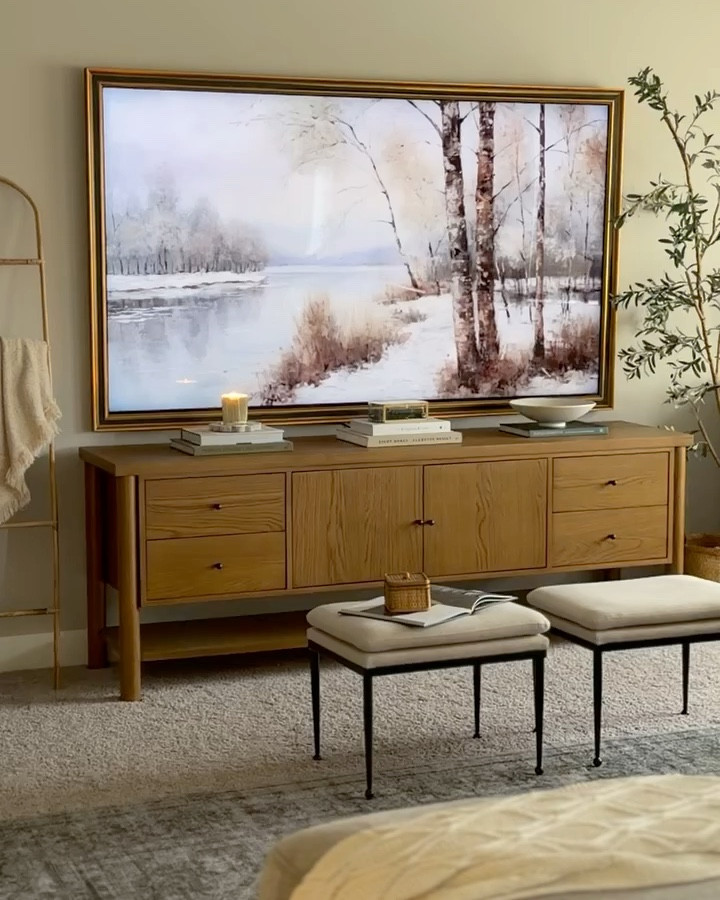 After seven years of living in our home, I finally found the perfect media console for our basement! I picked out the Roark from Layla Grayce and it’s absolutely perfect. A mix of closed storage, traditional wood tones, and contemporary open shelving. Now through 1/10/26 you can use code LGCINDY10 to save!

#LTKSaleAlert #LTKHome