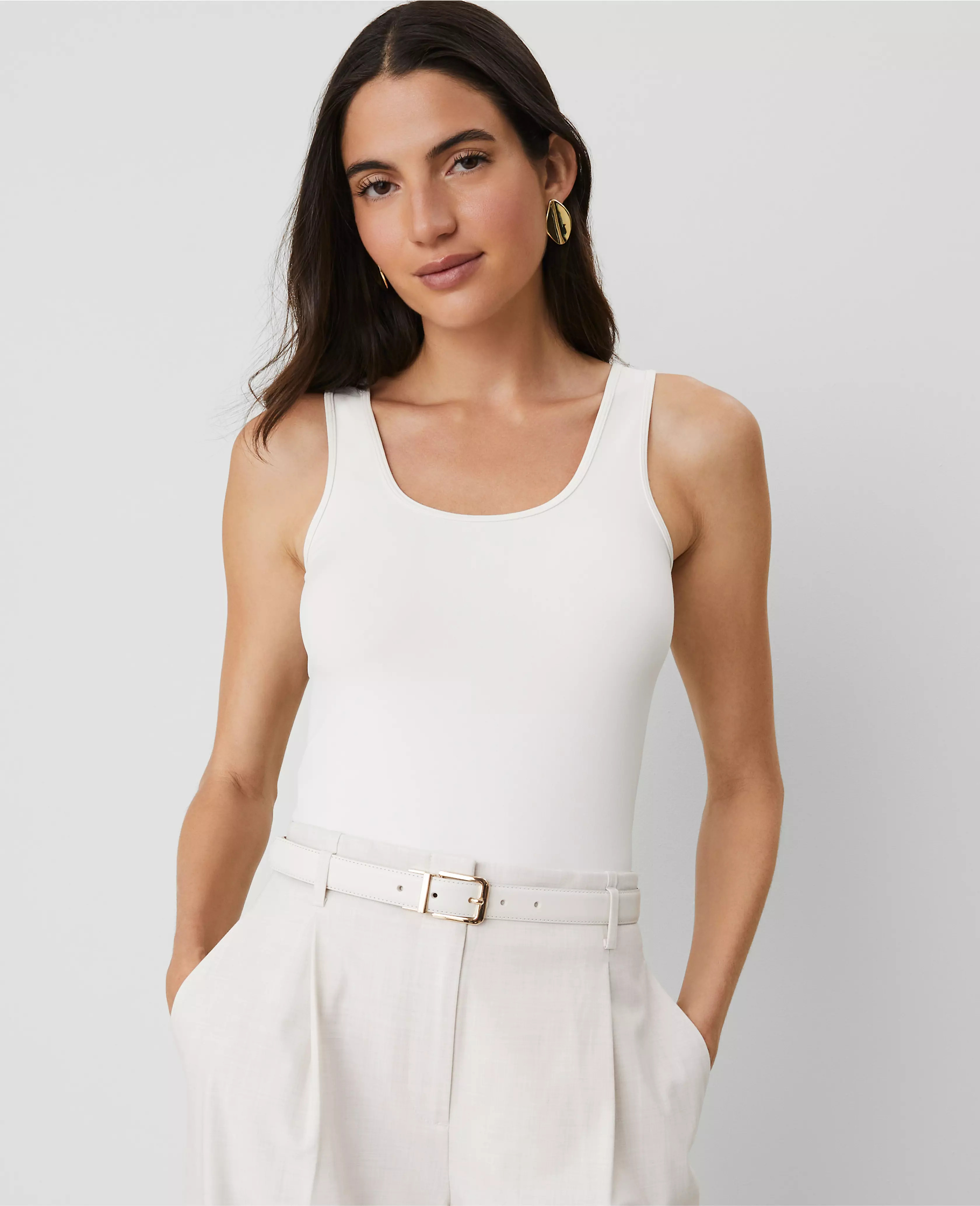 Modern Seamless Tank Top | Ann Taylor