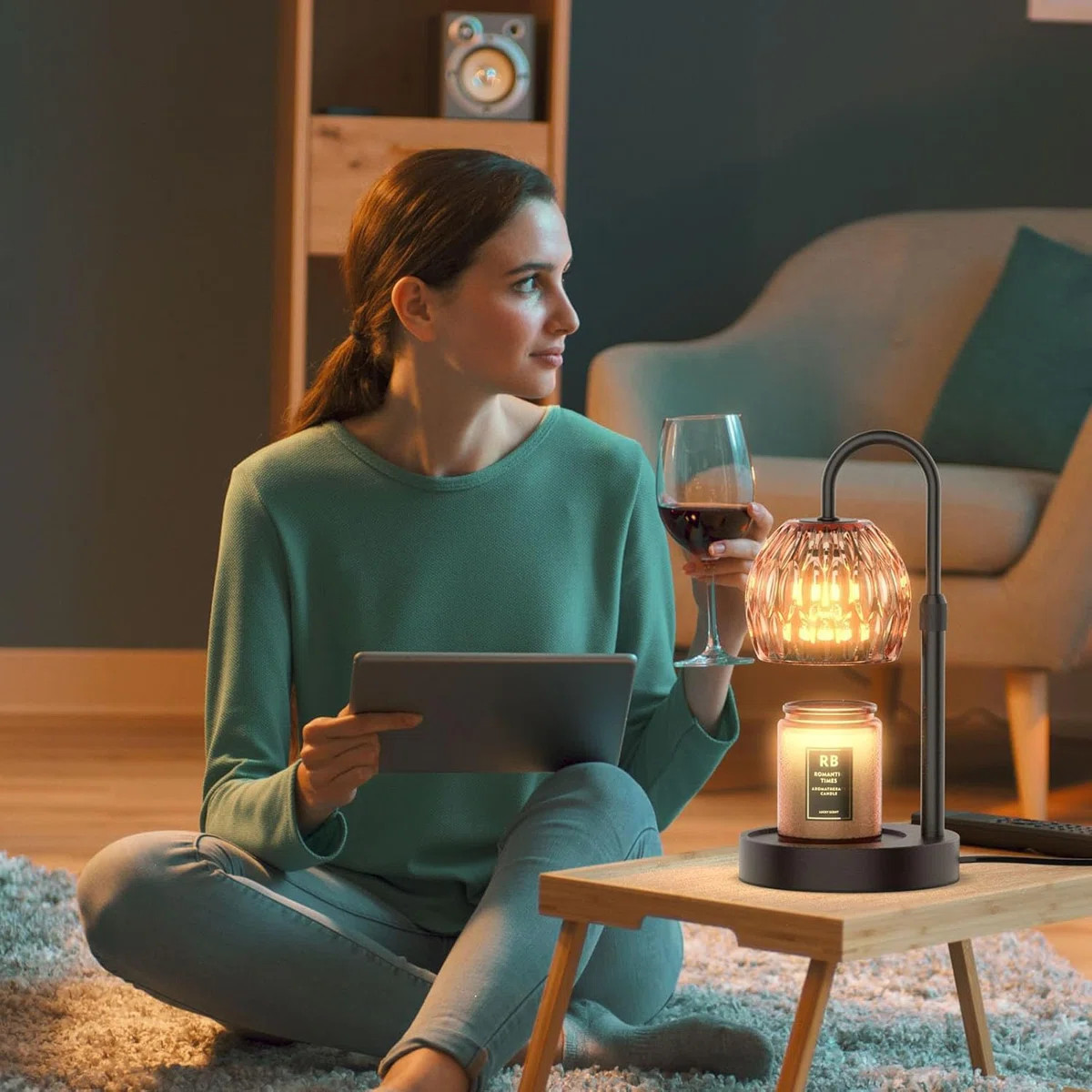 Mercer41  Electric Candle Warmer Lamp With Dimmer, Timer & Adjustable Height – Safe Wax Melt Wa... | Wayfair North America