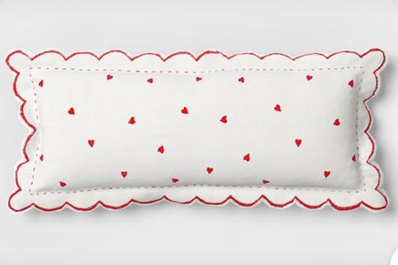 Scallop Valentine heart pillow valentine decor target find  

#LTKparties #LTKhome #LTKSeasonal