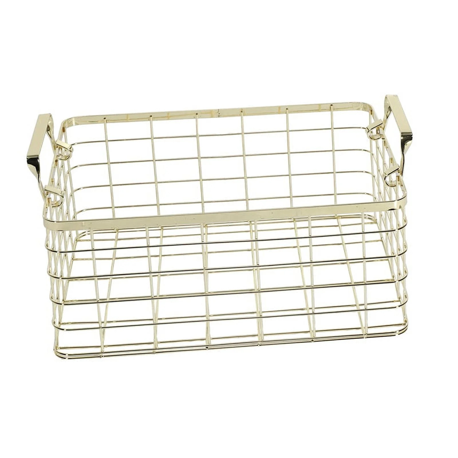 Metal Storage Basket Chic Nordic Handmade Iron Net Table Shelves Basket Bath Clothes Cosmetics St... | Walmart (US)