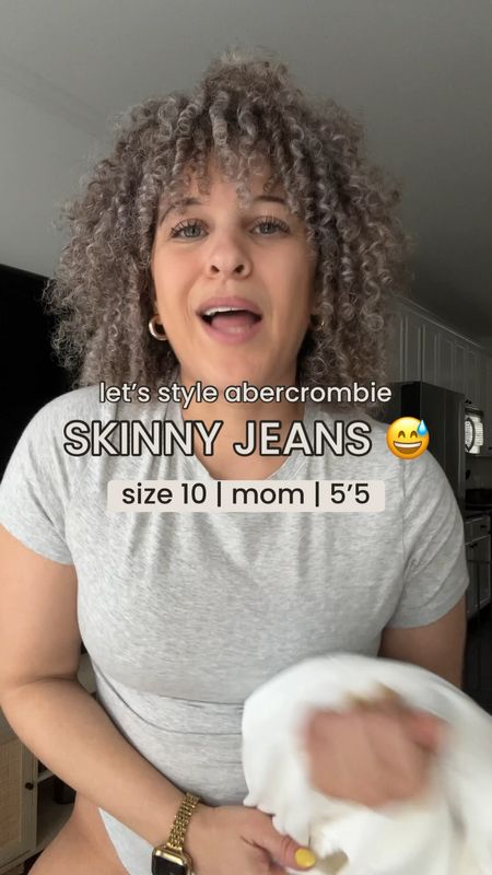 Abercrombie skinny jeans, Abercrombie jeans, midsize jeans, mom style, midsize style 

#LTKSpringSale #LTKmidsize #LTKstyletip