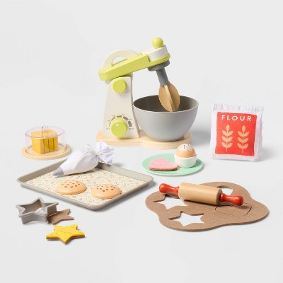 Baking Play Set - Gigglescape™: 27-Piece Toy Kitchen, Plastic & Wood, Ages 3+, Creativity & Motor Skills | Target