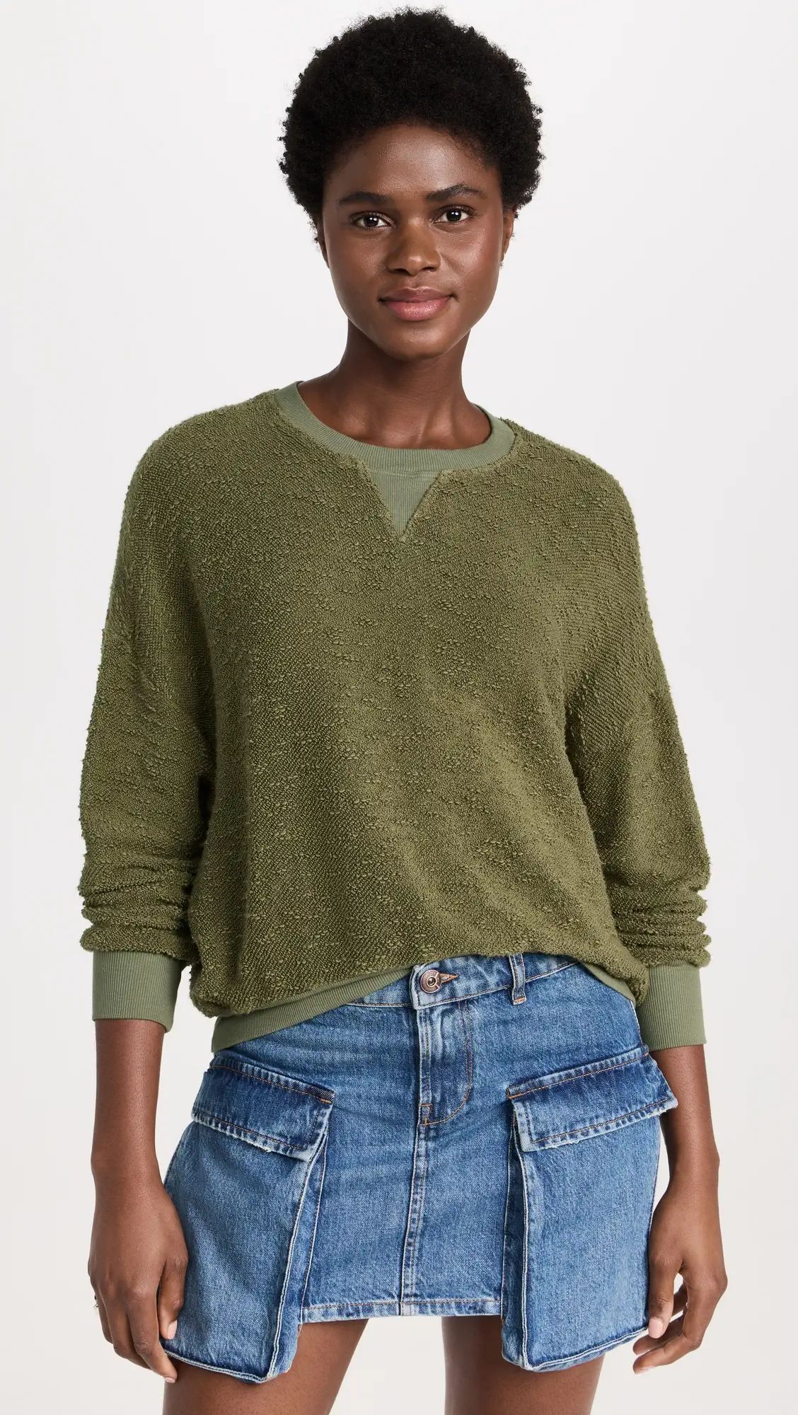 ASKK NY Oversized Sweatshirt | Shopbop | Shopbop