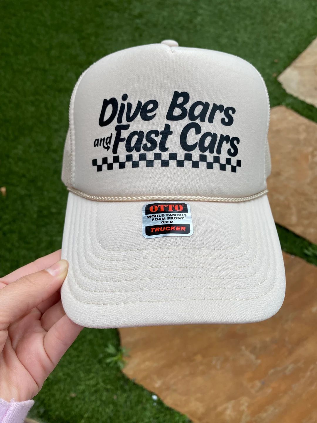 Dive Bars and Fast Cars Trucker Hat - Etsy | Etsy (US)