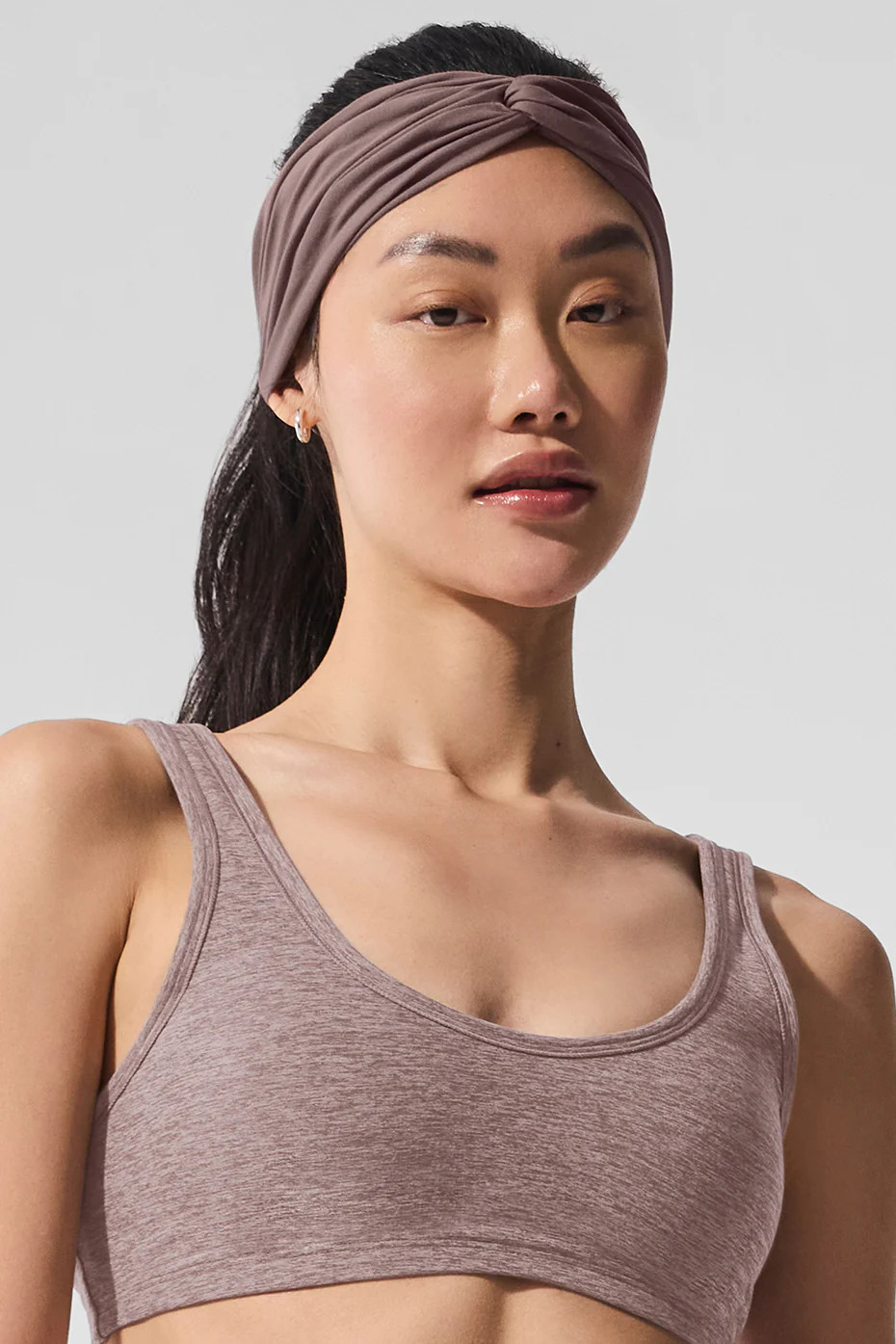 Alo YogaÂ® | Alosoft Headband in Mushroom Brown | Alo Yoga (US)