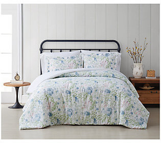 Cottage Classics Field Floral 3-Piece Full/Quee n Comforter Se | QVC