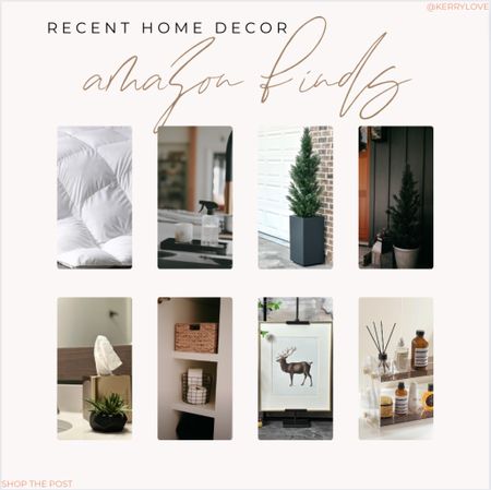 I’ve gathered all my recent Amazon finds for home decor! From winter bedding updates and bathroom decor to additional storage. So good! 

#LTKSeasonal #LTKhome