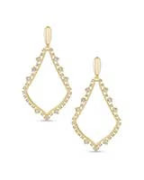 Sophee Crystal Clip-On Drop Earrings in Gold | Kendra Scott