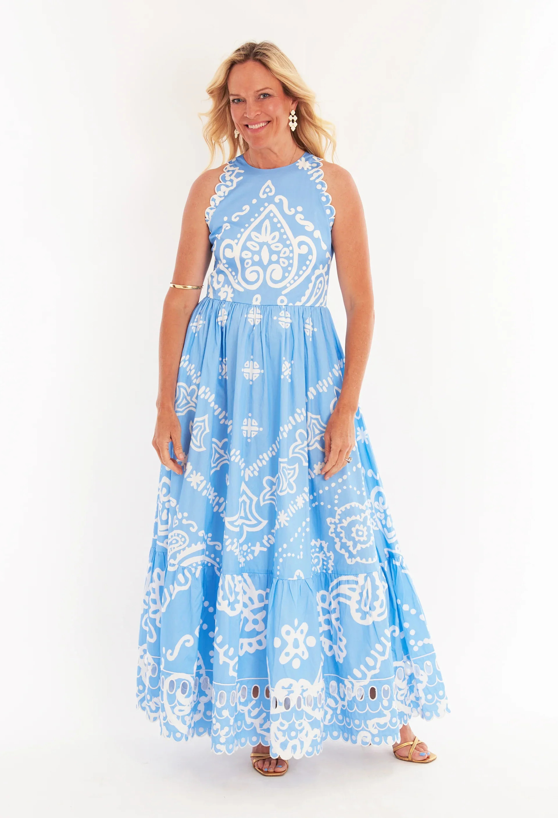 Trocadero Maxi in Bandana Peri | Beau & Ro