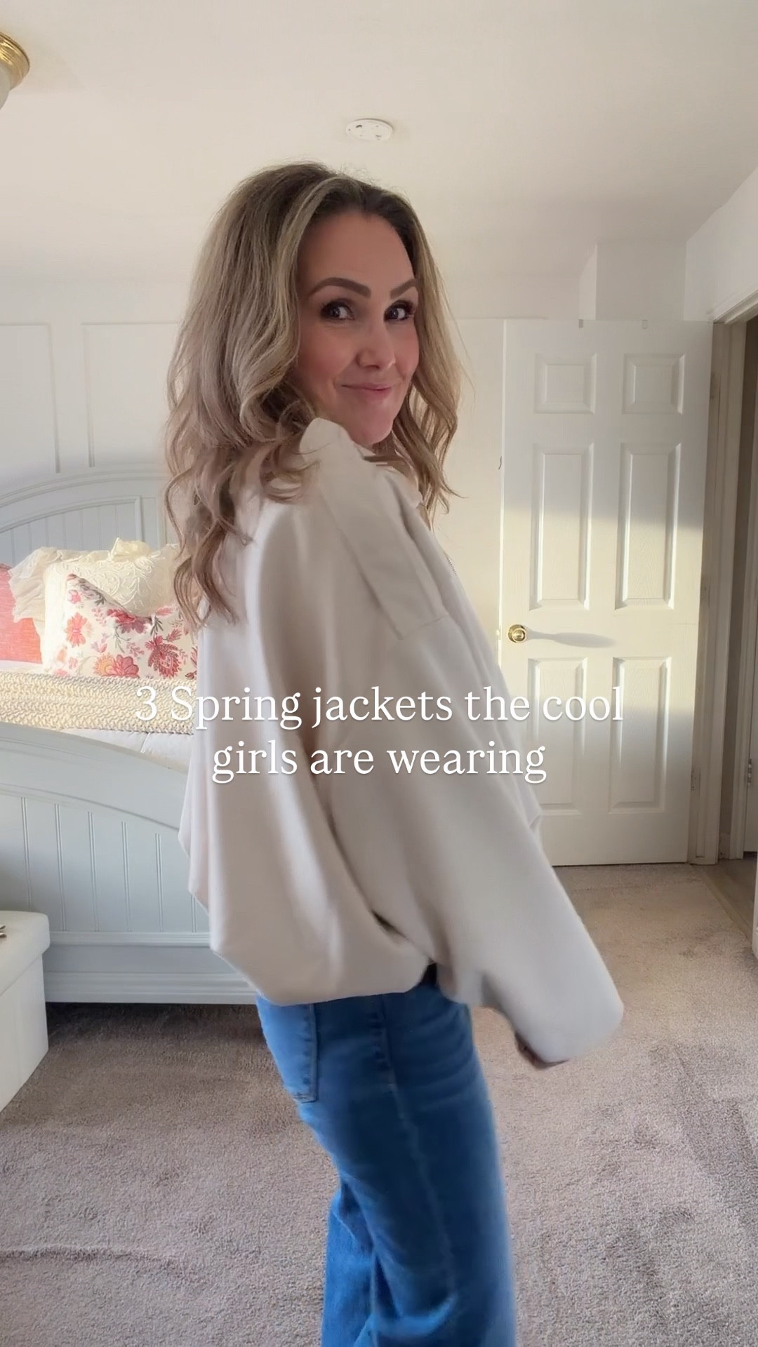 Three perfect jackets and light layers for spring!

Two of them are FAUX suede with a bubble ham, I am wearing size L. I sized up for an oversized look.

The polkadot jacket is more of a sporty tech fabric, and it has a drawstring at the waist. I also sized up to an L on this one as well.

#SpringOutfits #SpringOutfitIdea

#LTKSeasonal #LTKgrwm #LTKOver40