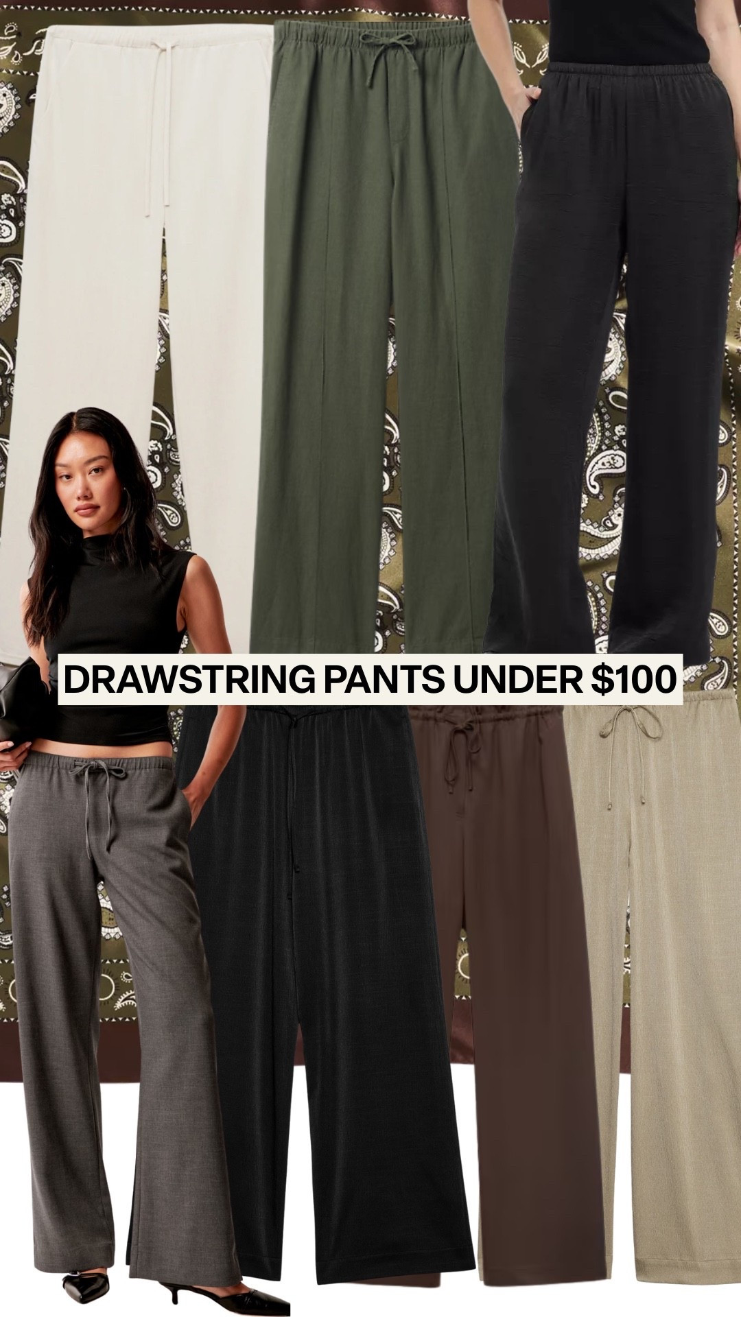 Drawstring pants under $100! #kathleenpost

Airport outfits, travel outfits, school drop off, teacher looks, casual chic look, comfy chic outfit

#LTKTravel #LTKSeasonal #LTKStyleTip