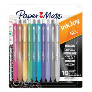 Paper Mate® InkJoy® Medium Point Metallic 10 Color Retractable Gel Pen Set | 0.8 mm | Michaels® | Michaels Stores