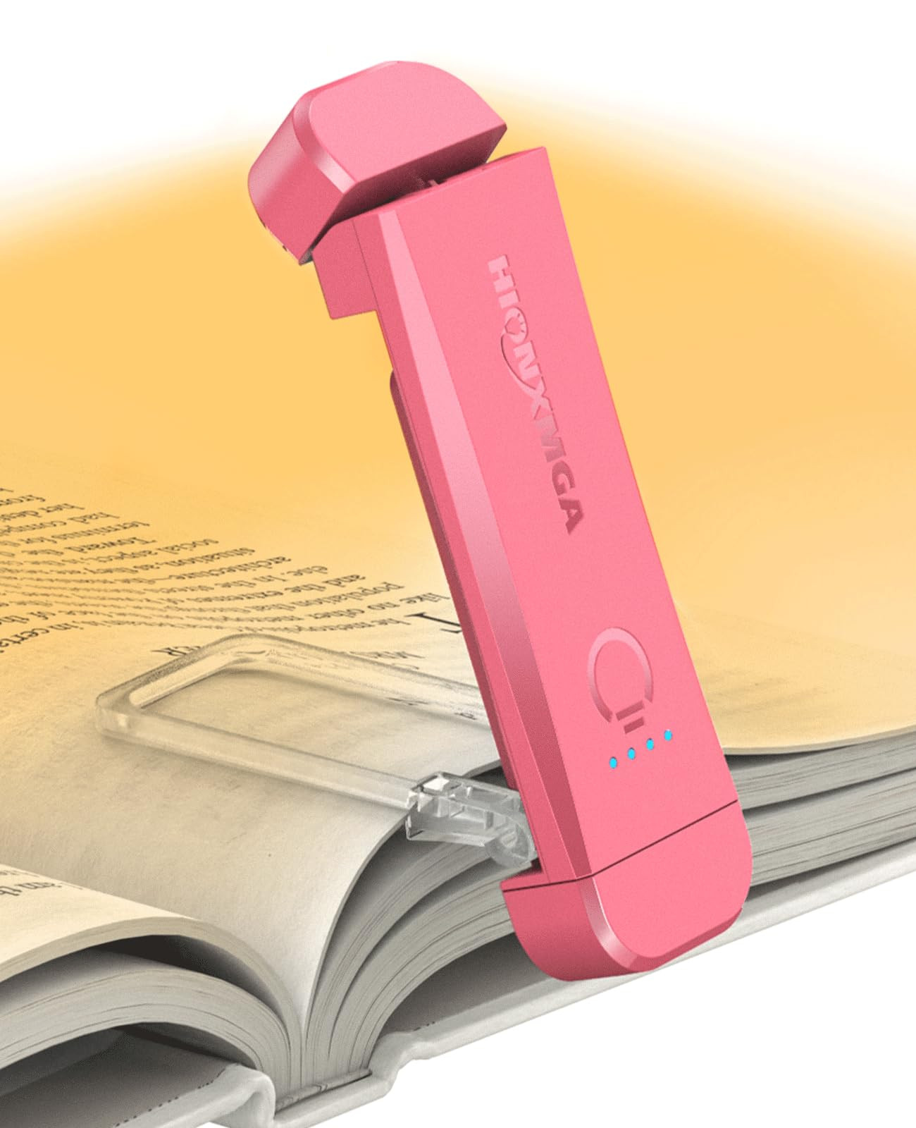 Book Reading Light,Silent Touch Lamp for in Bed,Rechargeable Clip on Booklight with 3 Amber Color... | Amazon (US)