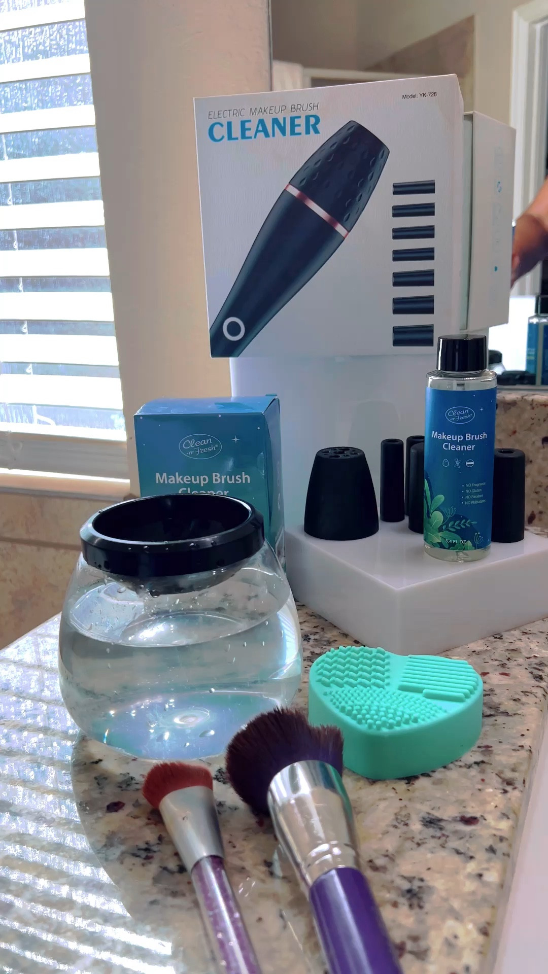 Clean your makeup brushes quickly with these great tools.
#amazonbeauty

#LTKOver40 #LTKBeauty