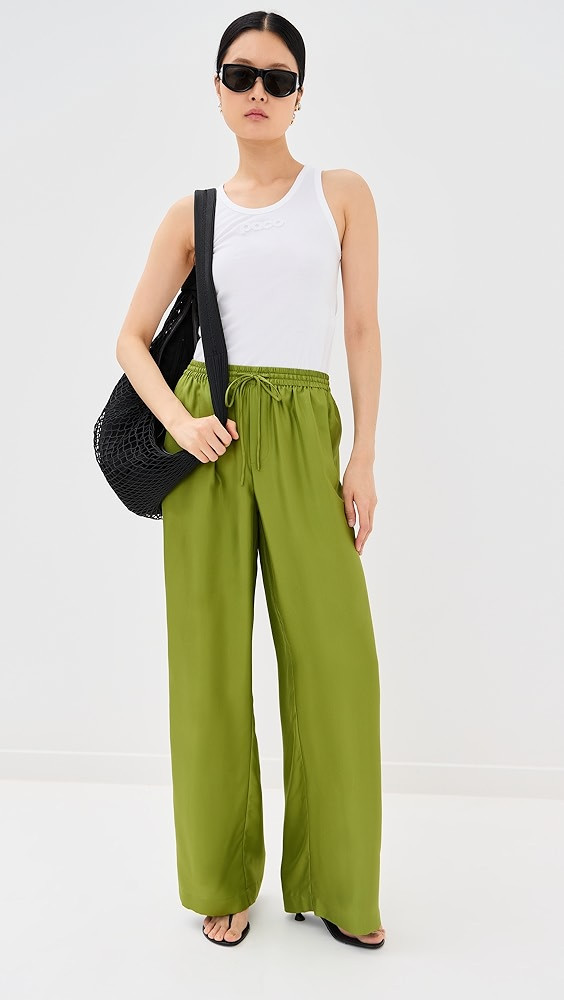 Róhe Relaxed Silk Trousers | Shopbop | Shopbop