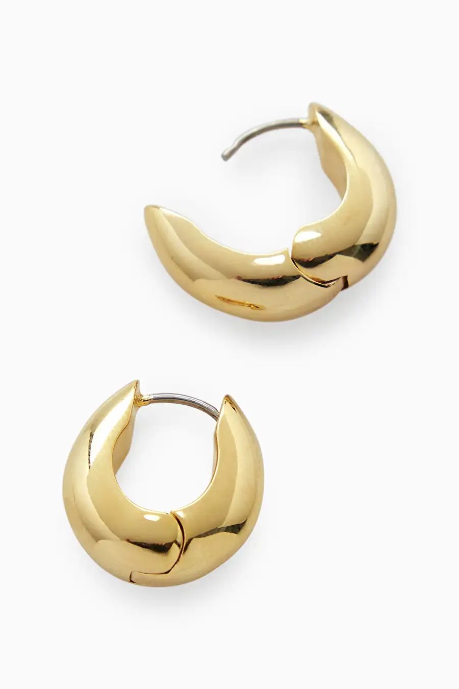 HUGGIE HOOP EARRINGS - GOLD - COS | COS UK