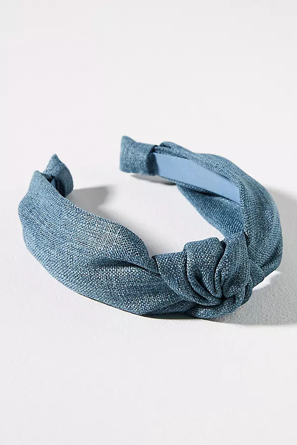 Everly Denim Knot Headband | Anthropologie (US)