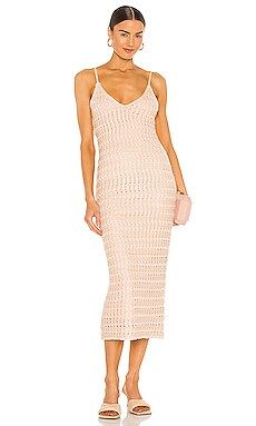 AFRM Jasper Dress in Cream Tan from Revolve.com | Revolve Clothing (Global)