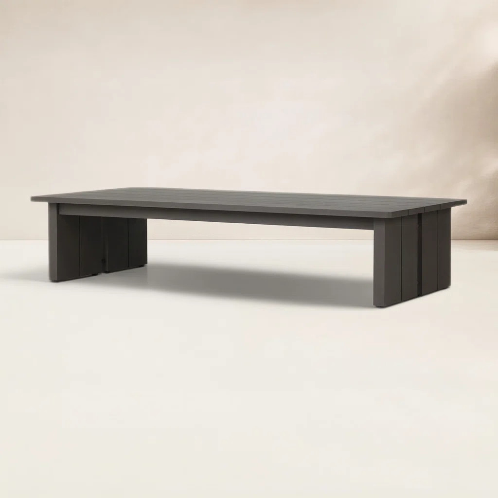 Rectangular Metal Outdoor Coffee Table , 70'' in. W 34.25'' in. D | Wayfair North America