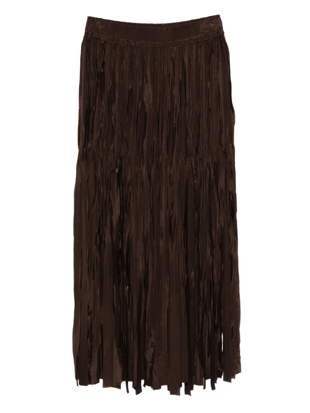 Alysi pleated skirt - Brown | Farfetch Global