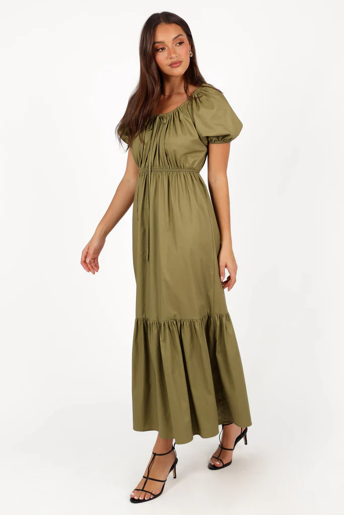 Juliana Maxi Dress - Olive | Petal & Pup (US)